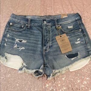 Distressed Jean Shorts